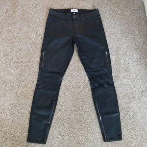 Paige skinny coated pants, slight stretch